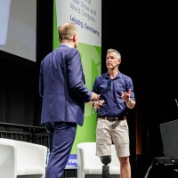 Abb. 3: John McFall, angehender Astronaut bei der ESA, erzählt von seiner Mission Possible. 