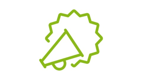 Icon Werbemittel / Advertising