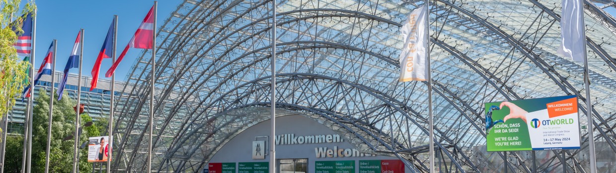 Glashalle der Leipziger Messe / Glass hall of Leipzig Trade Fair