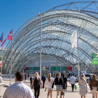Glashalle der Leipziger Messe / Glass hall of Leipzig Trade Fair
